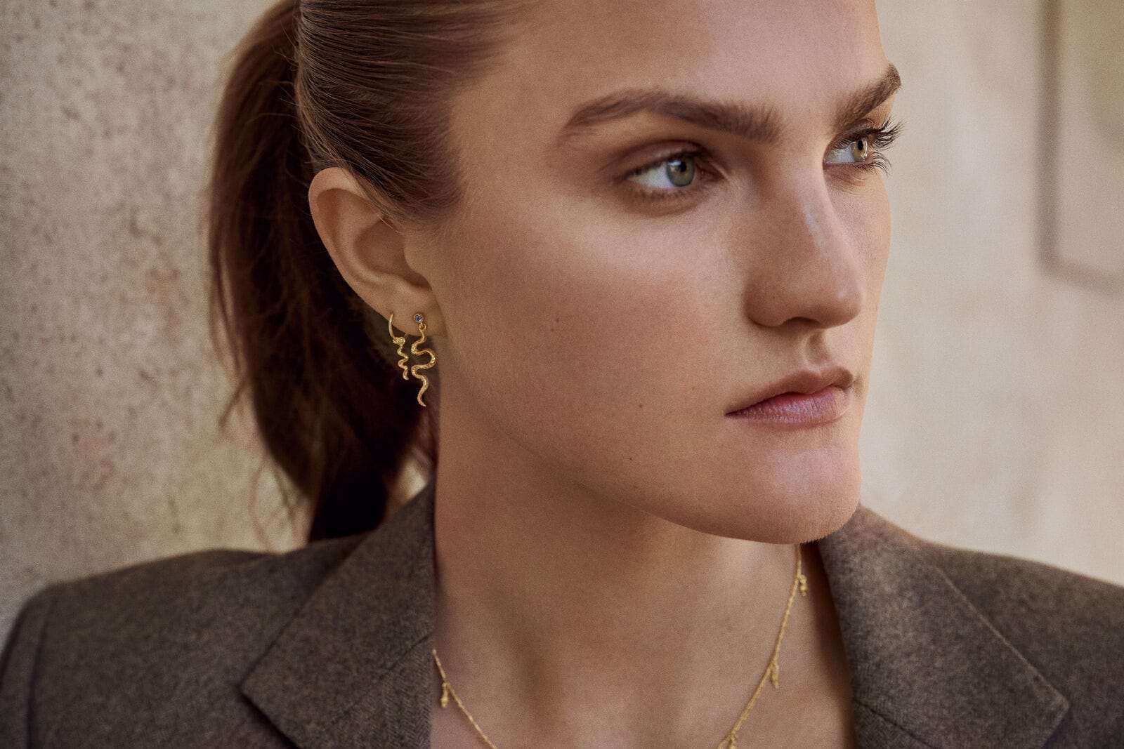 Maanesten Øreringe Lucy øreringe - Sølv 9605c