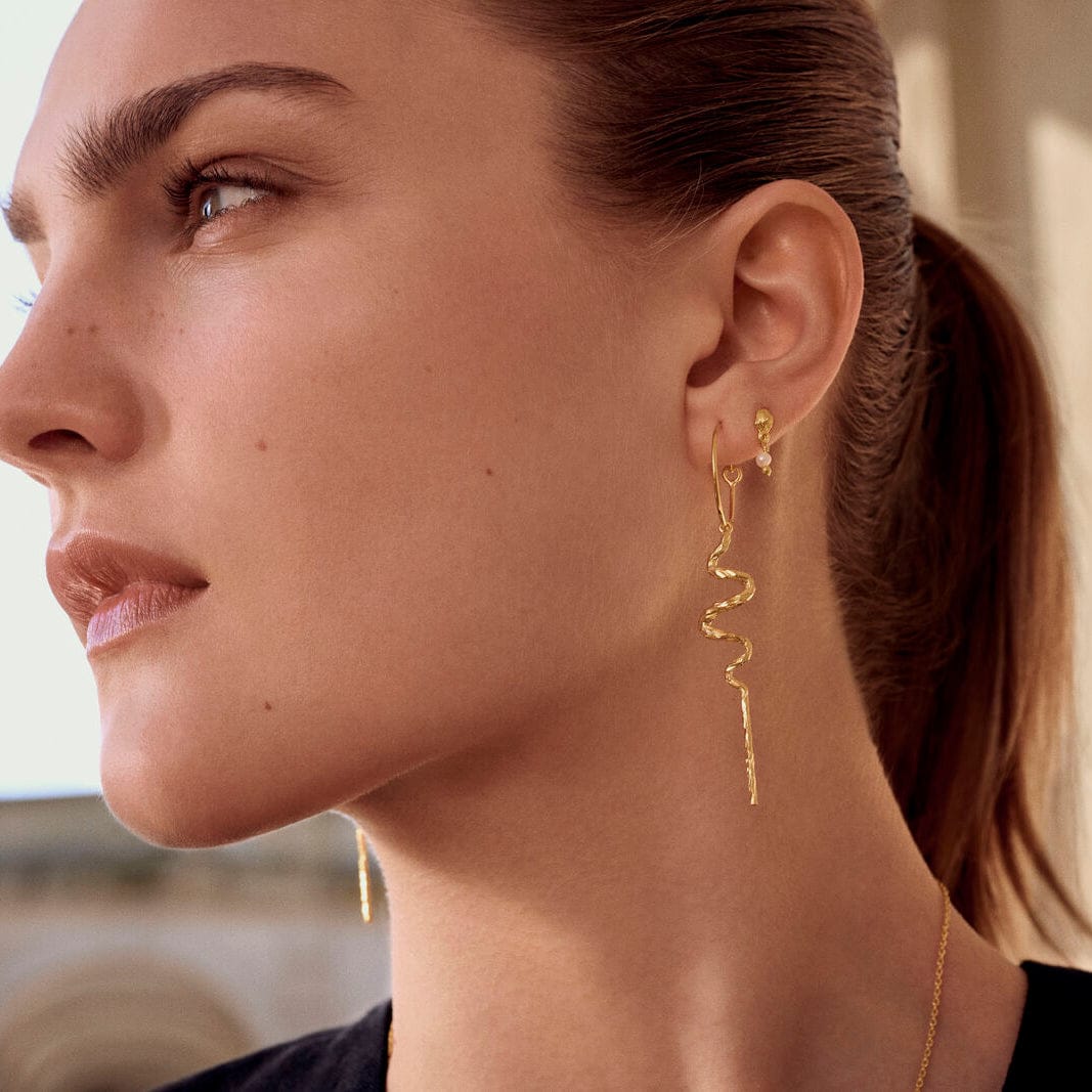 Maanesten Smykkesæt Mia sæt - forgyldt