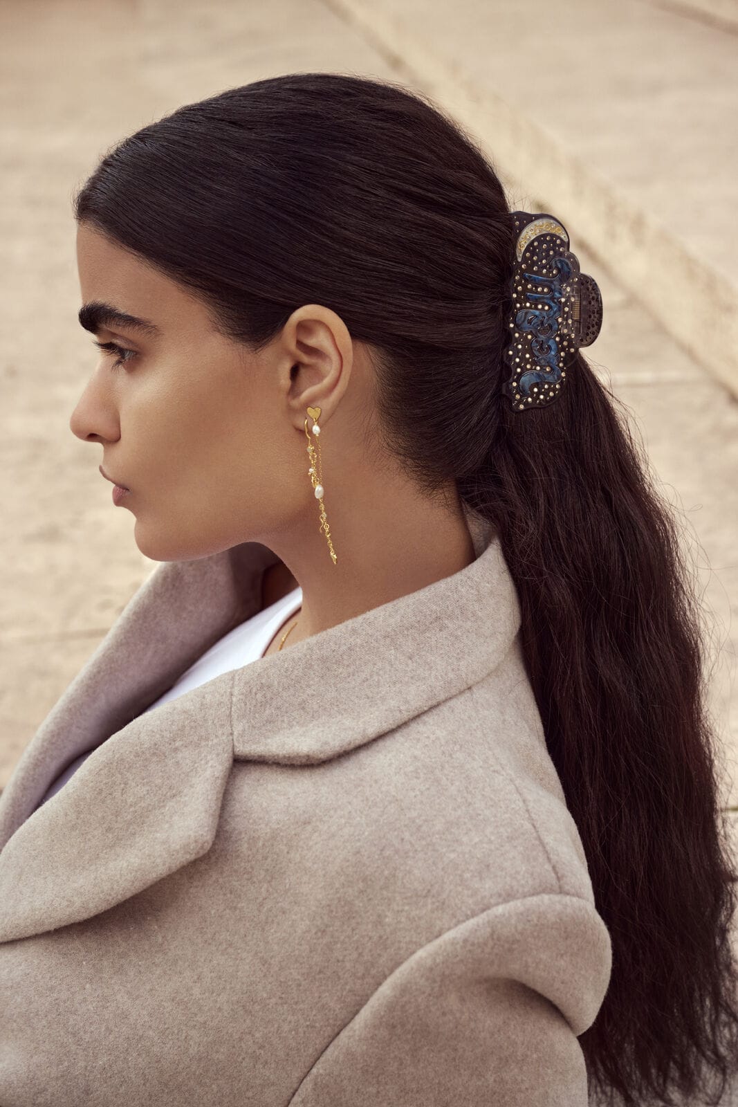 Maanesten Smykkesæt Poppy sæt - forgyldt