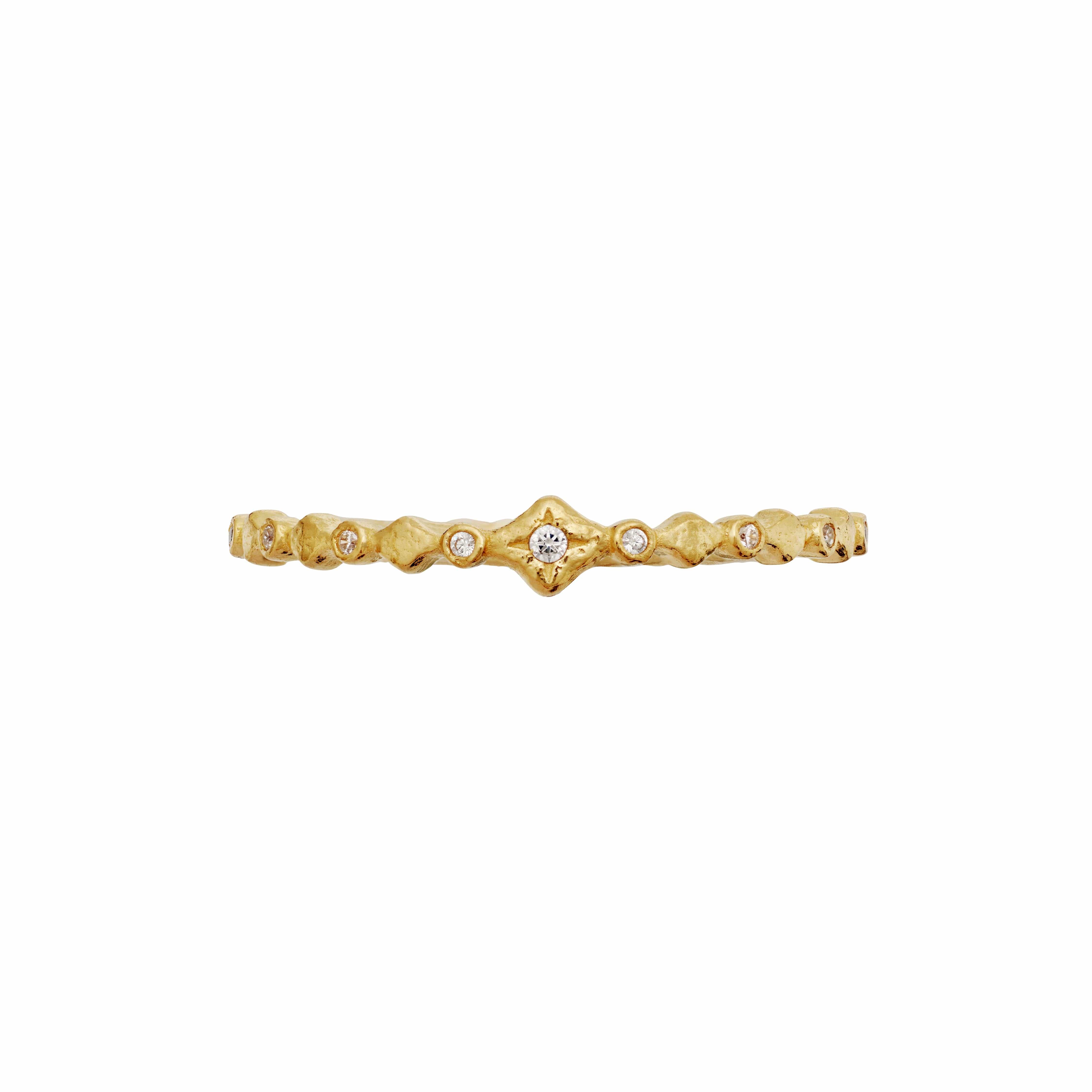Maanesten Ringe Ria Ring - forgyldt