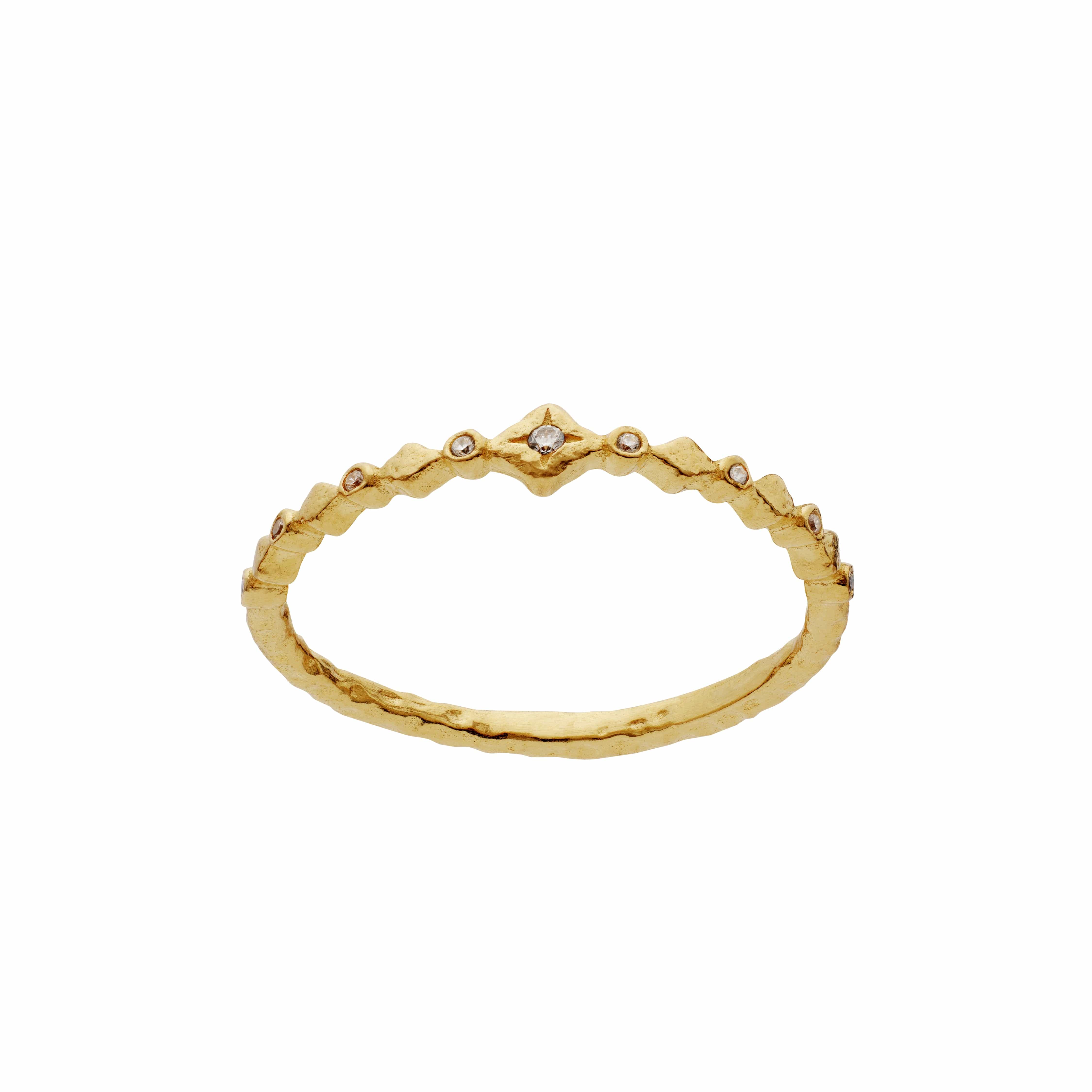 Maanesten Ringe Ria Ring - forgyldt