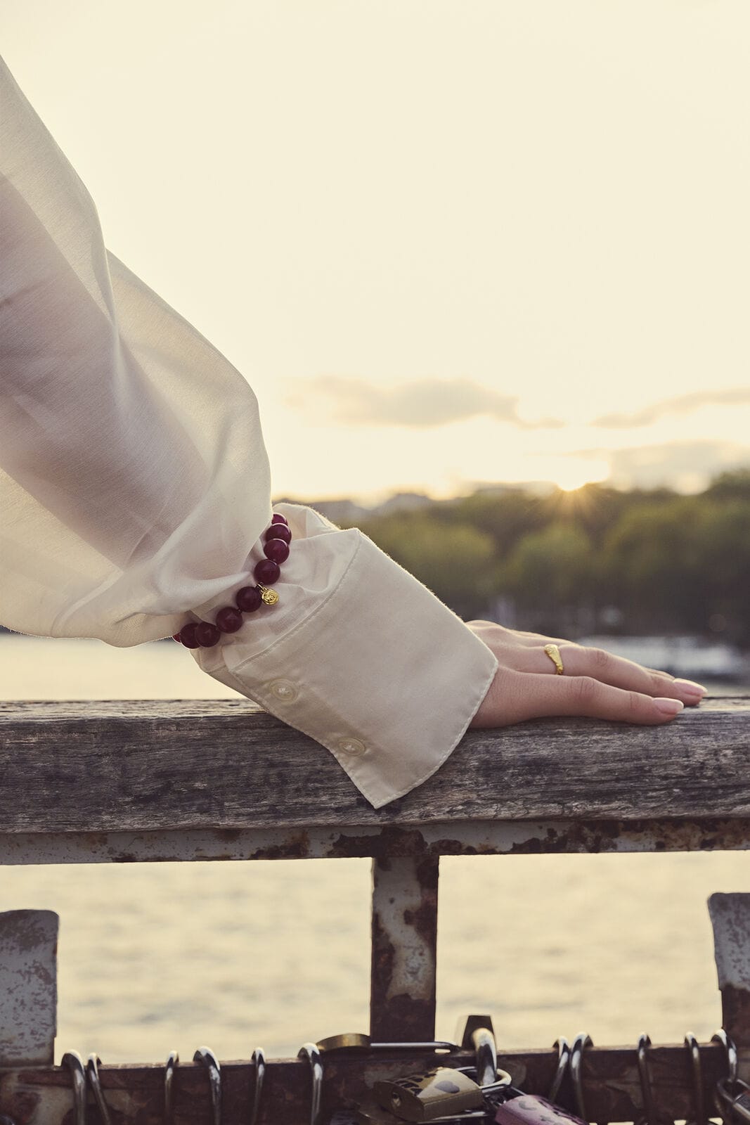 Maanesten Armbånd Shani Heart armbånd - forgyldt 8701A