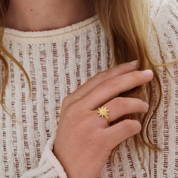 Maanesten Ringe Sonja Ring - forgyldt
