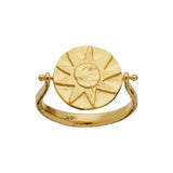 Maanesten Ringe Sunna vendbar Ring - forgyldt