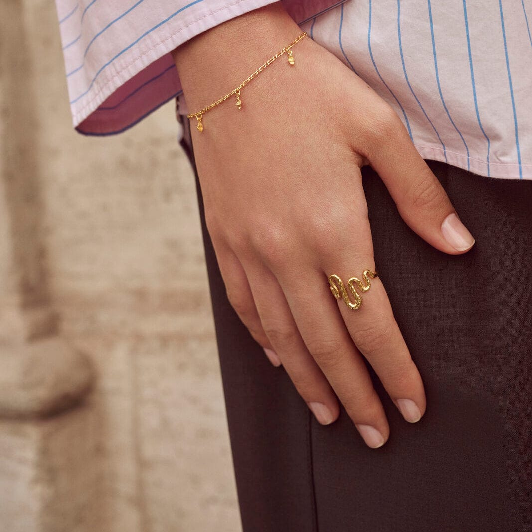 Maanesten Ringe Viva Ring - Forgyldt