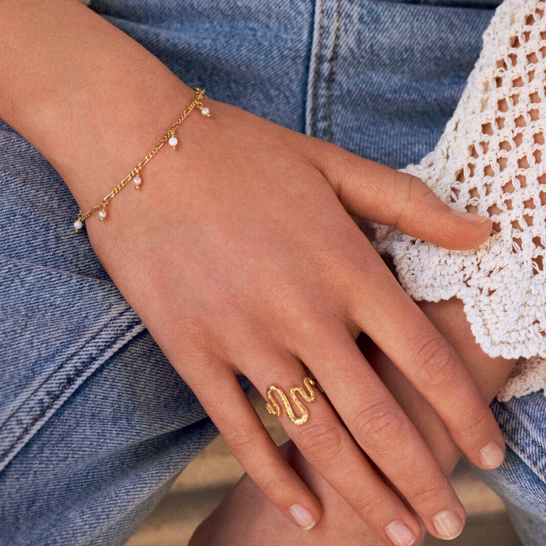 Maanesten Ringe Viva Ring - Forgyldt