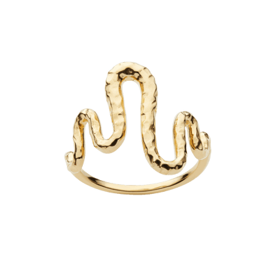 Maanesten Ringe Viva Ring - Forgyldt