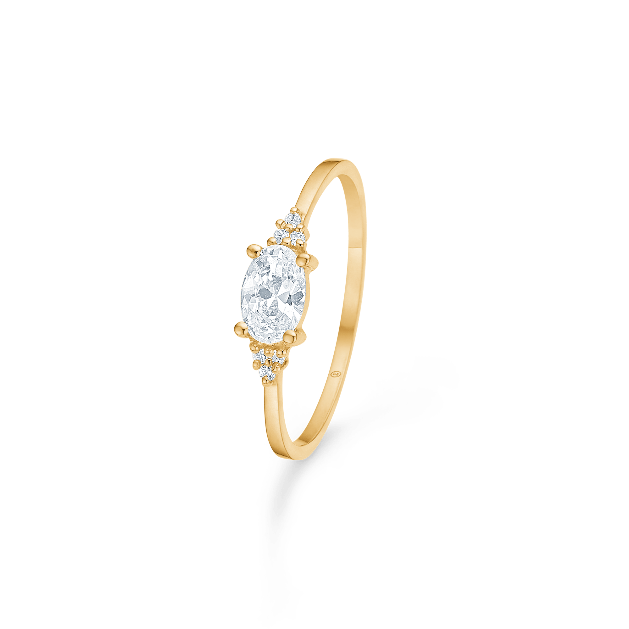 Mads Z Ringe Alicia ring med zirkon - 8 kt.