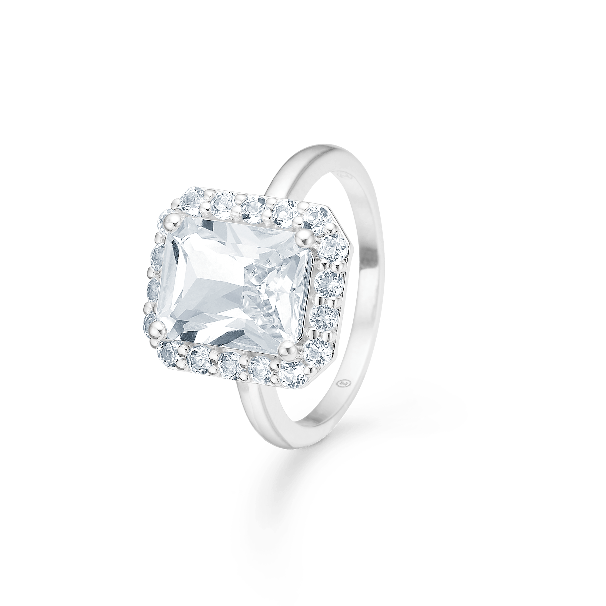Mads Z Ringe Celestial by Medina ring med hvid topas - sølv
