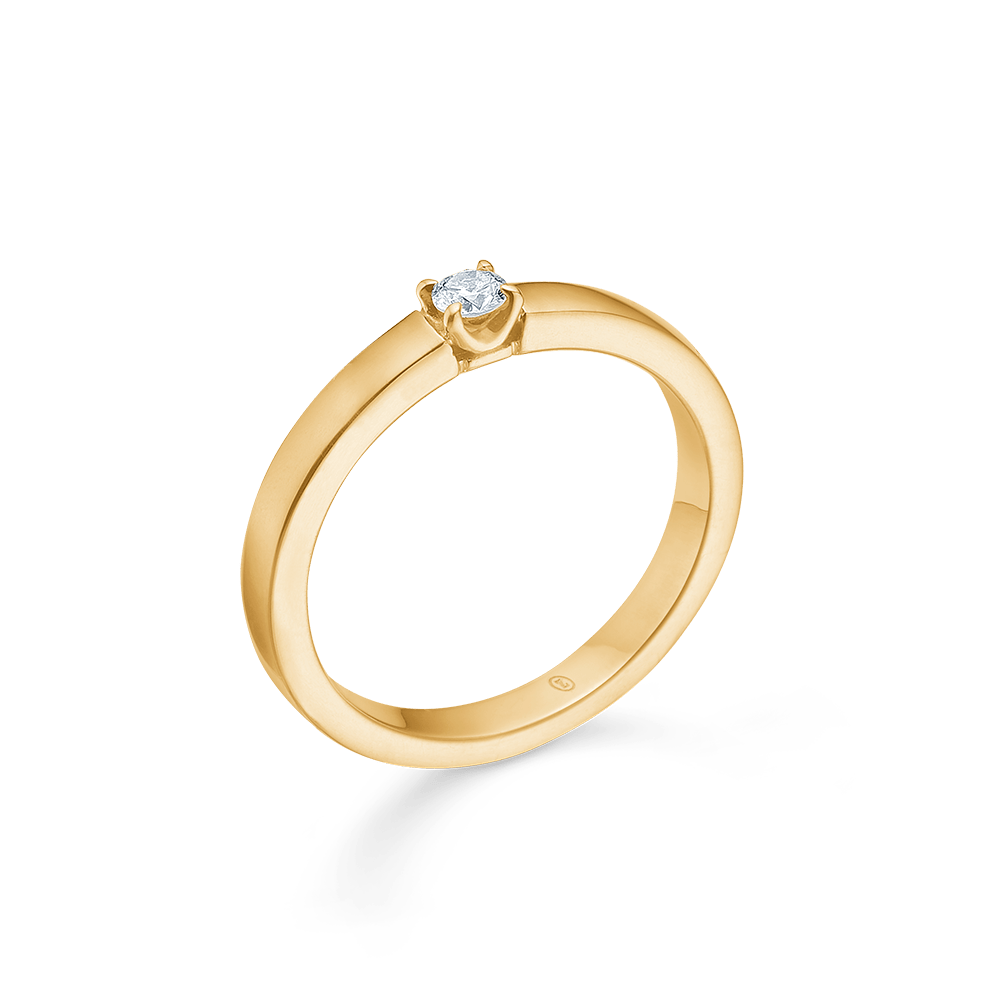 Mads Z Ringe Crown Alliance 1 x 0,09 ct. W.SI - 14 kt.