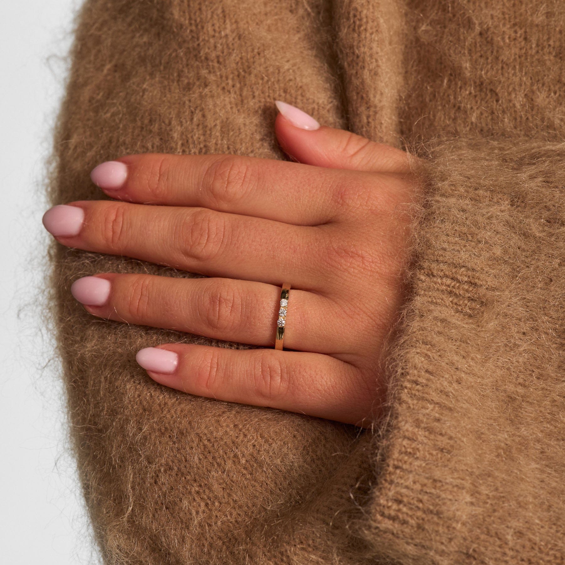 Mads Z Ringe Crown Alliance 3 x 0,04 ct. diamanter - 14 Karat