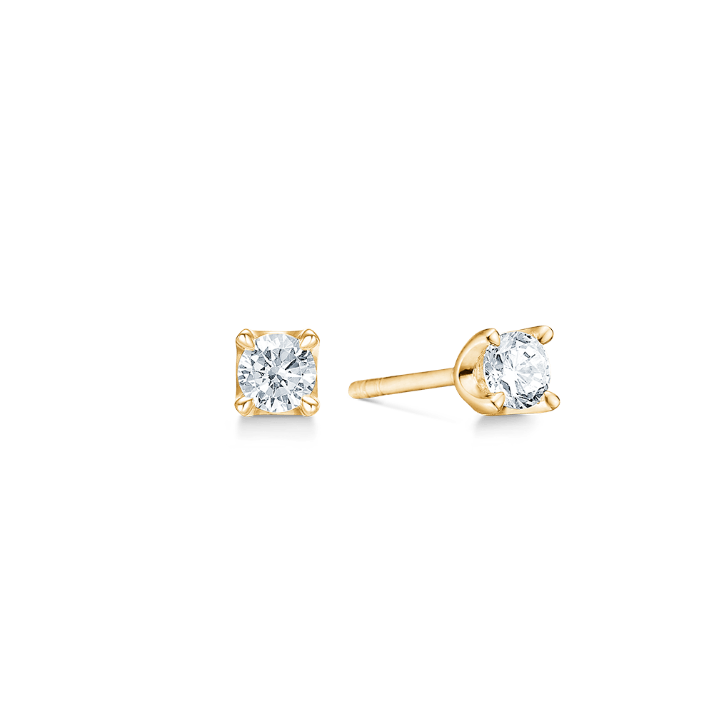 Mads Z Øreringe Crown ørestik med 0,40ct. brillianter W.SI - 14 kt. 1511640