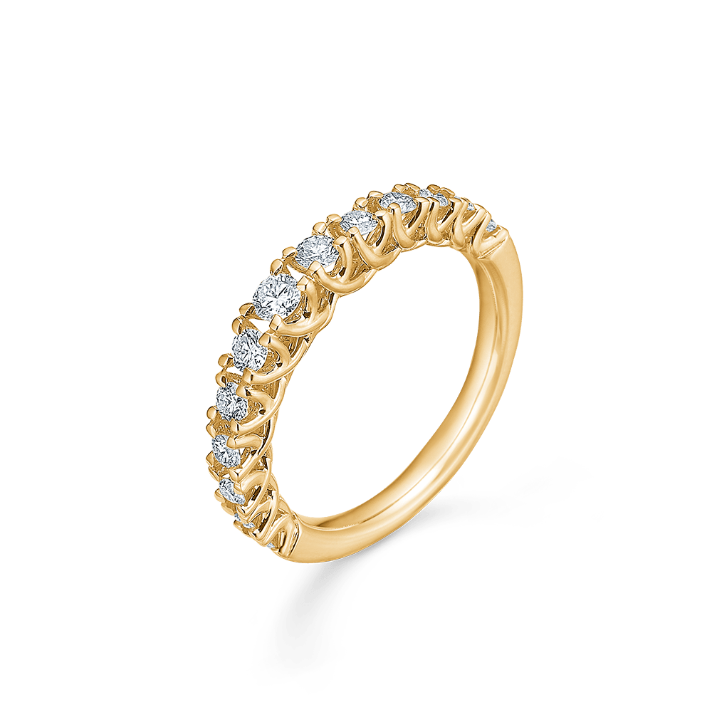 Mads Z Ringe Crown Princess ring m. 0,50 ct. W.SI - 14 kt.
