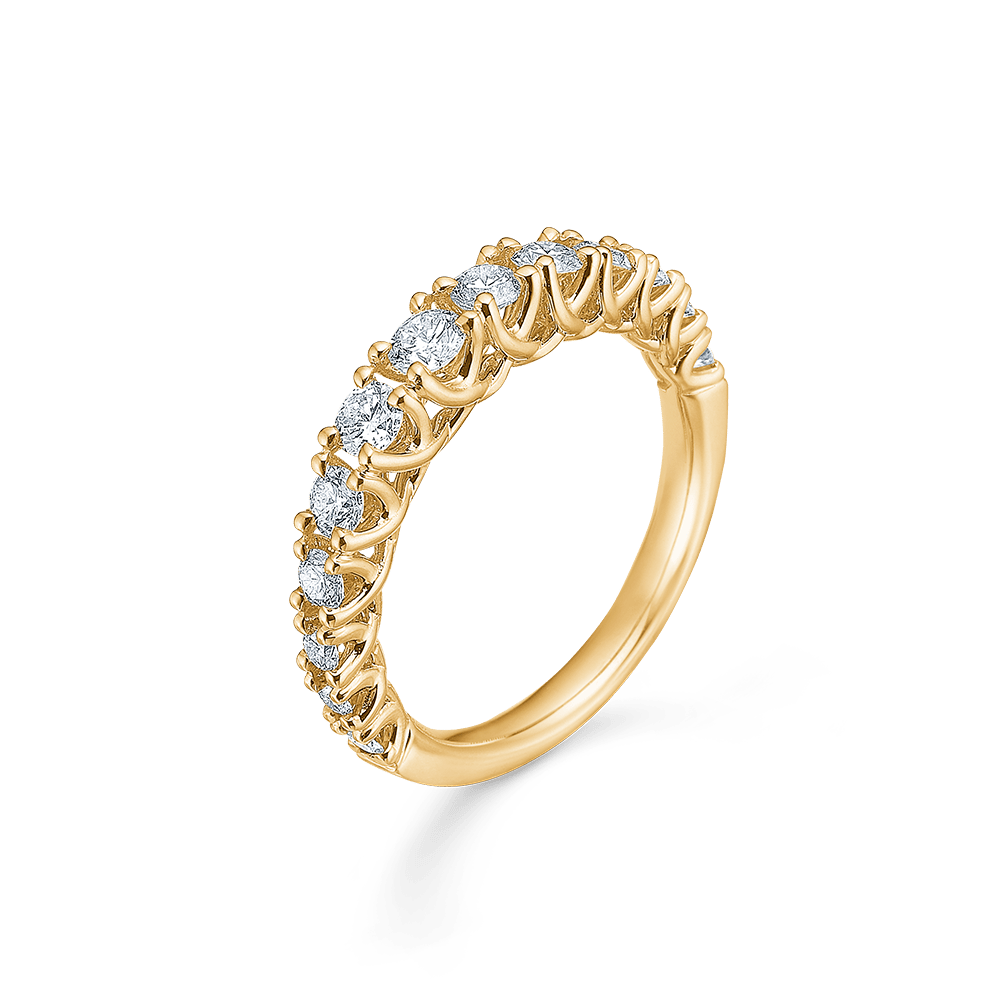 Mads Z Ringe Crown Princess ring m. 0,75 ct. W.SI - 14 kt.