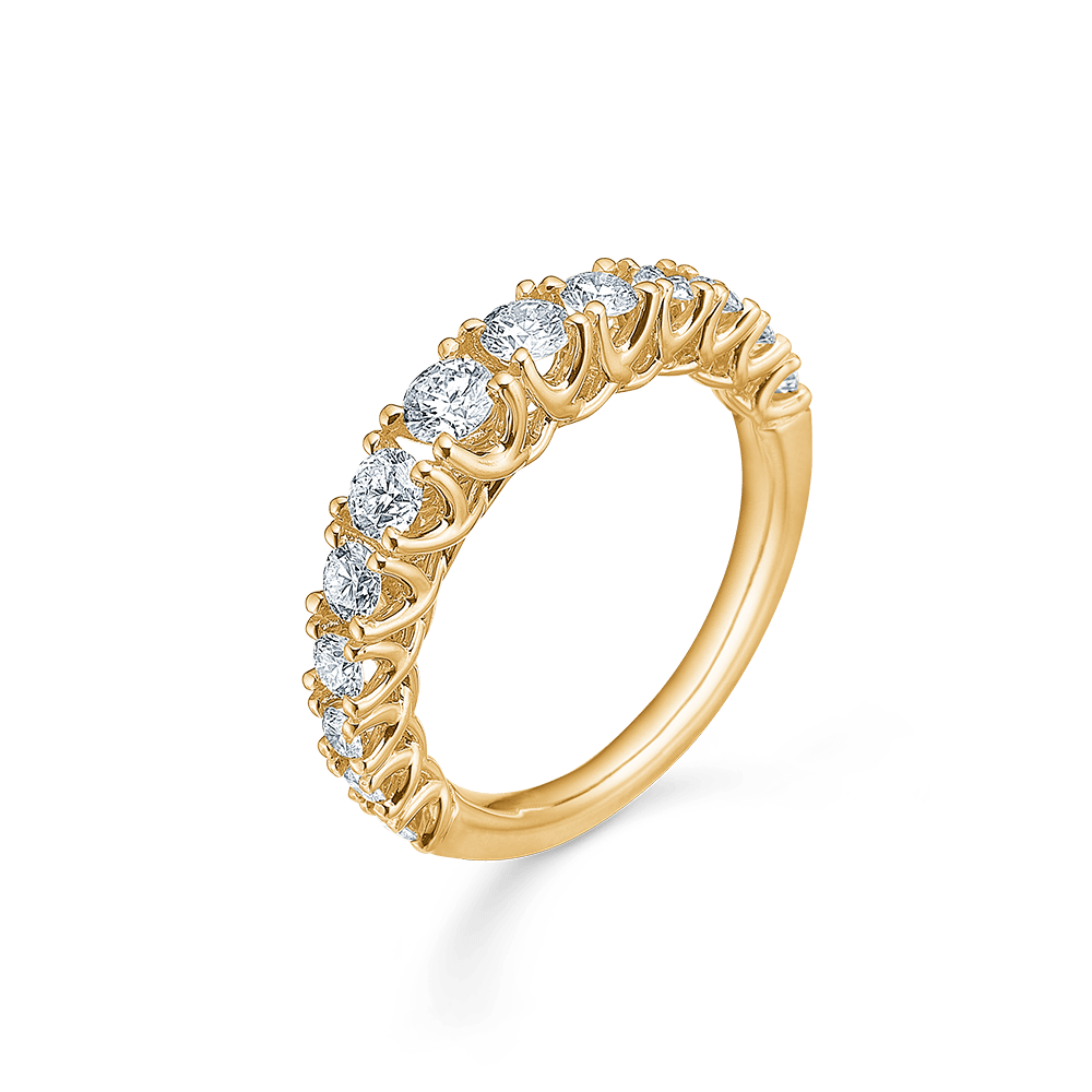 Mads Z Ringe Crown Princess ring m. 1,00 ct. W.SI - 14 kt.