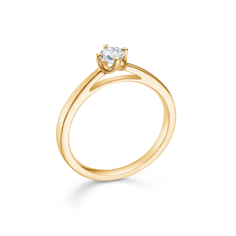 Mads Z Ringe Crown ring med 0,24 brillianter W.SI - 14 kt.
