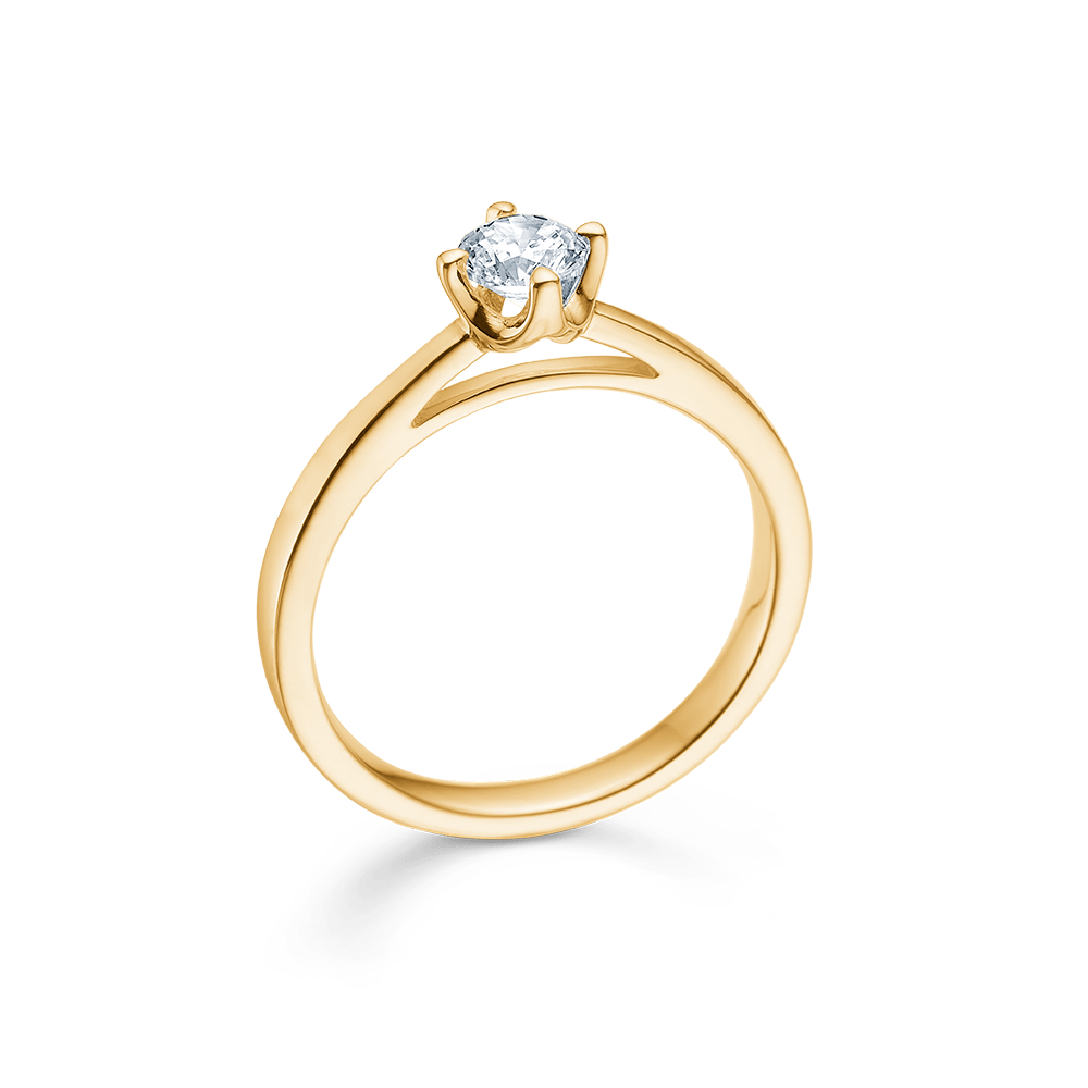 Mads Z Ringe Crown ring med 0,34 brillianter W.SI - 14 kt.