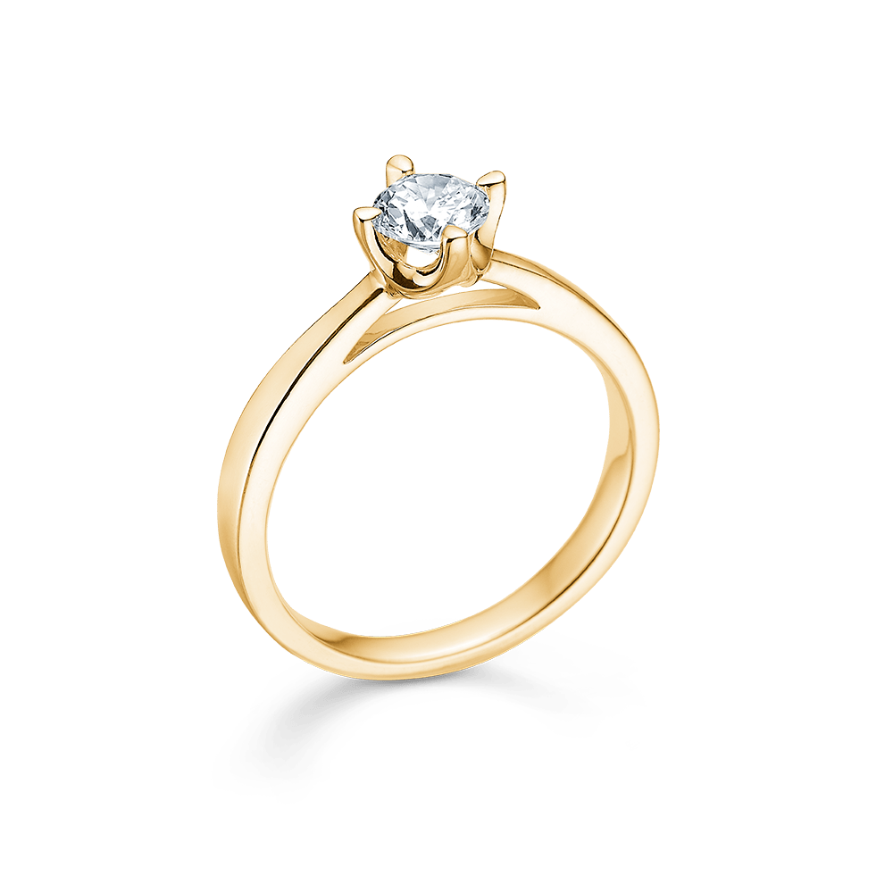Mads Z Ringe Crown ring med 0,50 brillianter W.SI - 14 kt.
