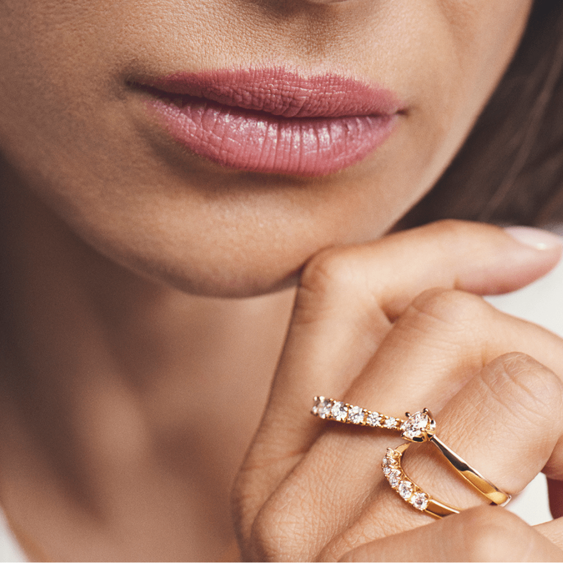 Mads Z Ringe Crown solitaire ring med 0,50 ct. diamant - 14 Karat