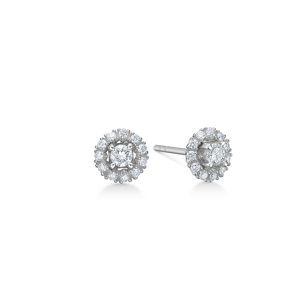 Mads Z Øreringe Crown Tiara vedhæng til øreringe 0,22 ct. W.SI - 14 kt. 1611920