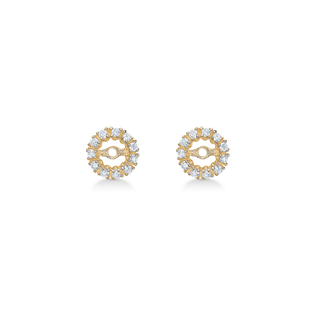 Mads Z Øreringe Crown Tiara vedhæng til ørestik 0,22 ct. W.SI - 14 kt. 1511920