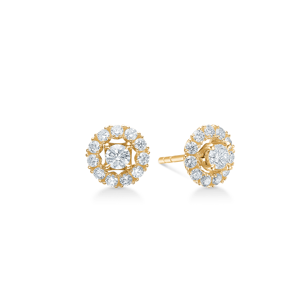 Mads Z Øreringe Crown Tiara vedhæng til ørestik 0,55 ct. W.SI - 14 kt. 1511940