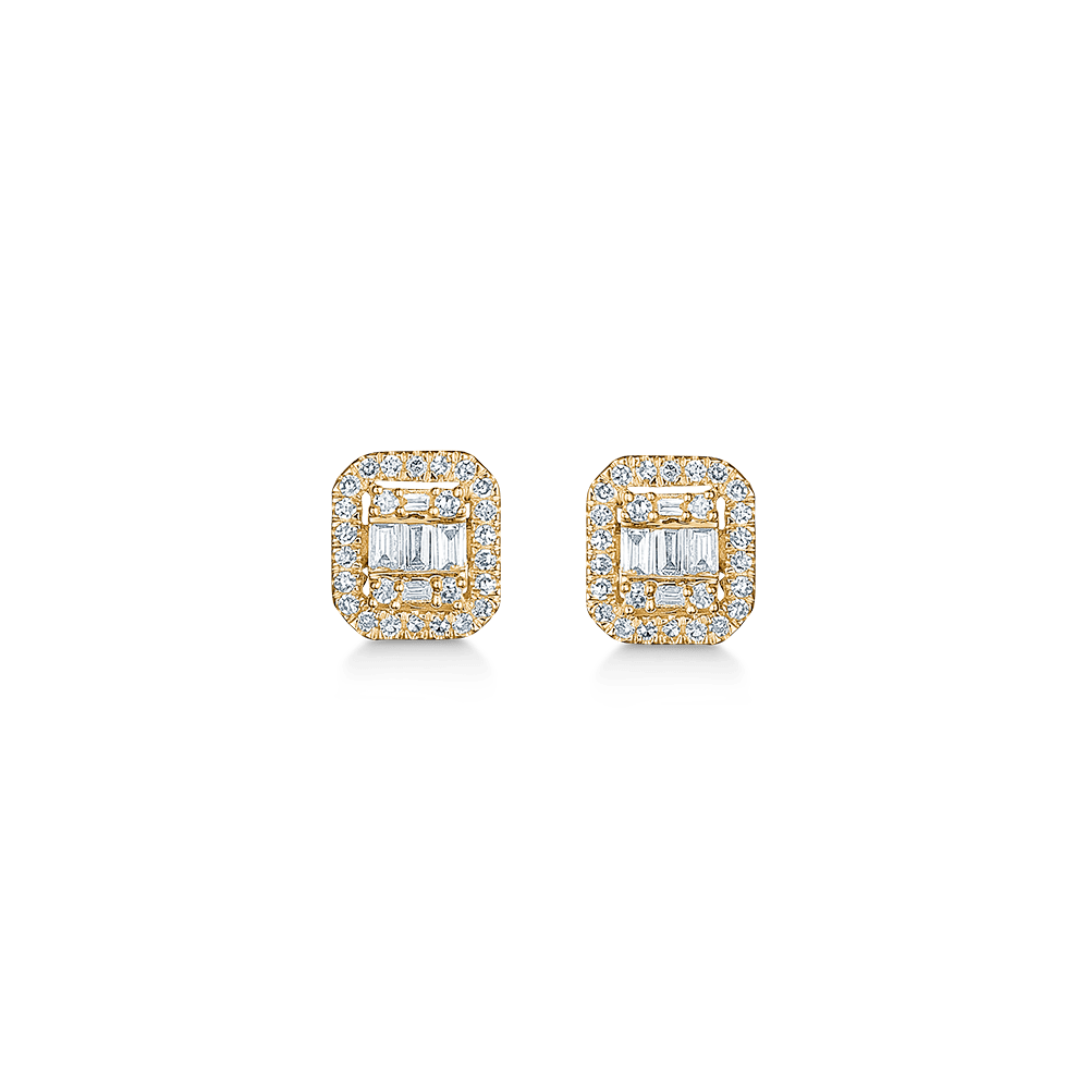 Mads Z Øreringe Elizabeth ørestik m. 0,18 ct. W.SI - 14 kt. 1511030