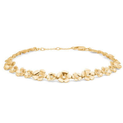 Mads Z Armbånd Fleur armbånd med diamanter - 14K 1551108