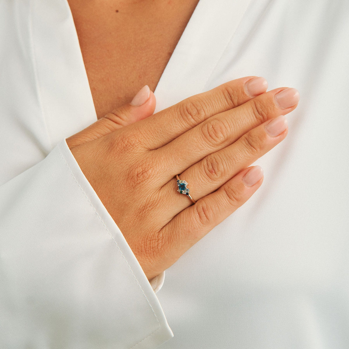 Mads Z Ringe Four Seasons Petite Winter ring - 14 karat guld