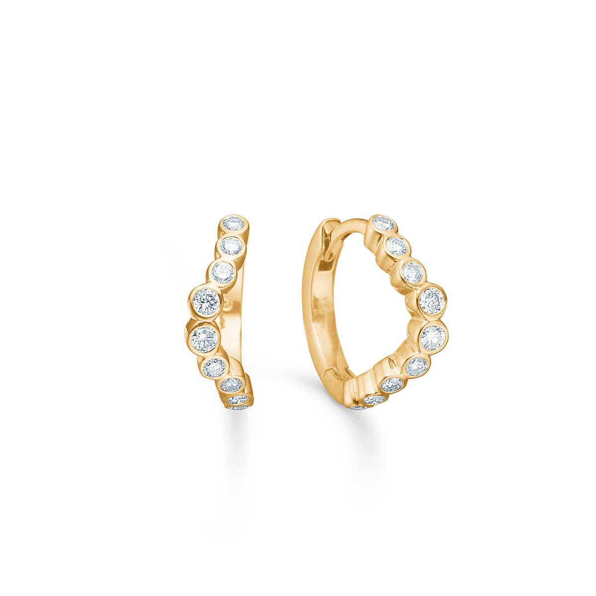 Mads Z Øreringe Freya ørestikker med 0,20 carat - 14 karat guld 1511178