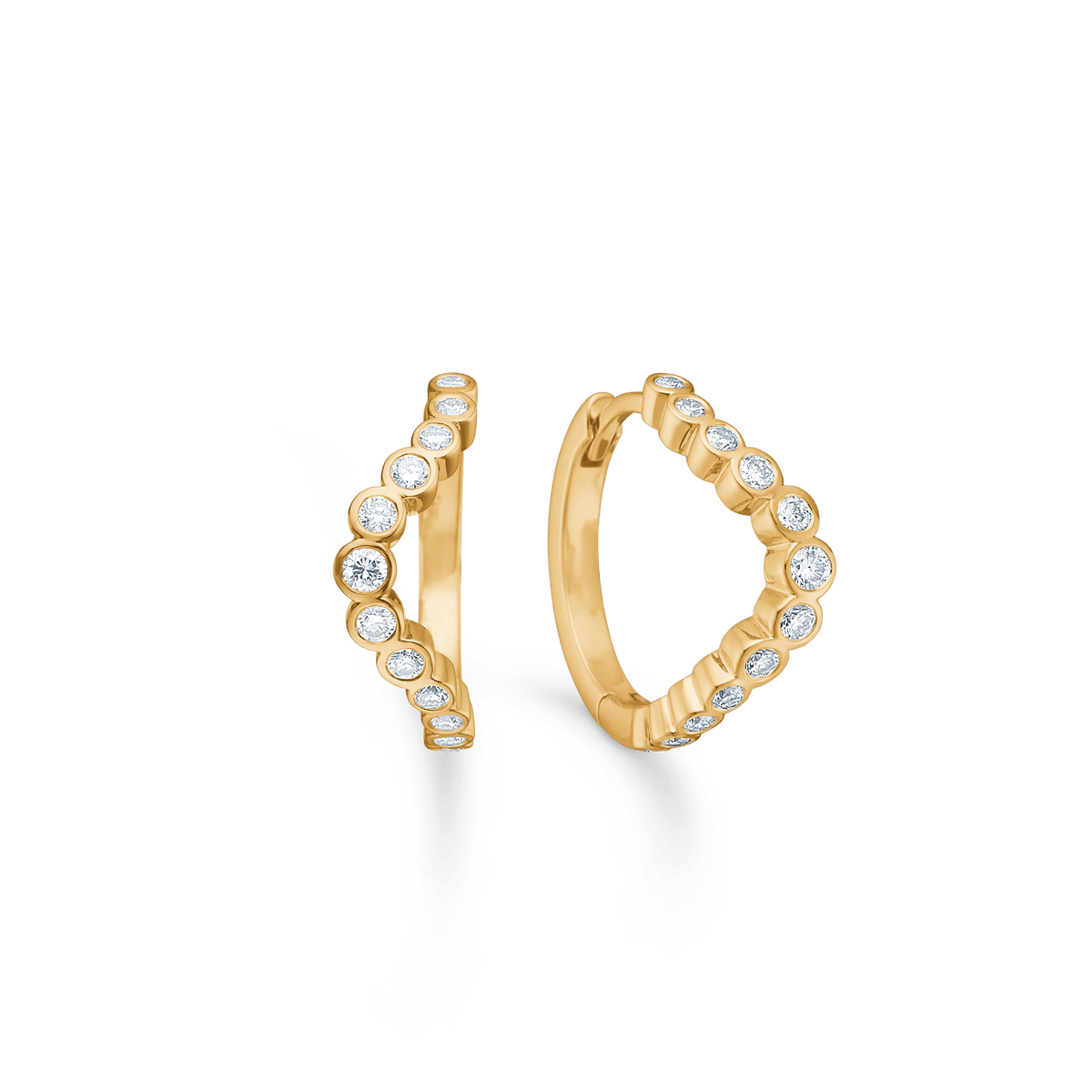 Mads Z Øreringe Freya ørestikker med 0,30 carat - 14 karat guld 1511177