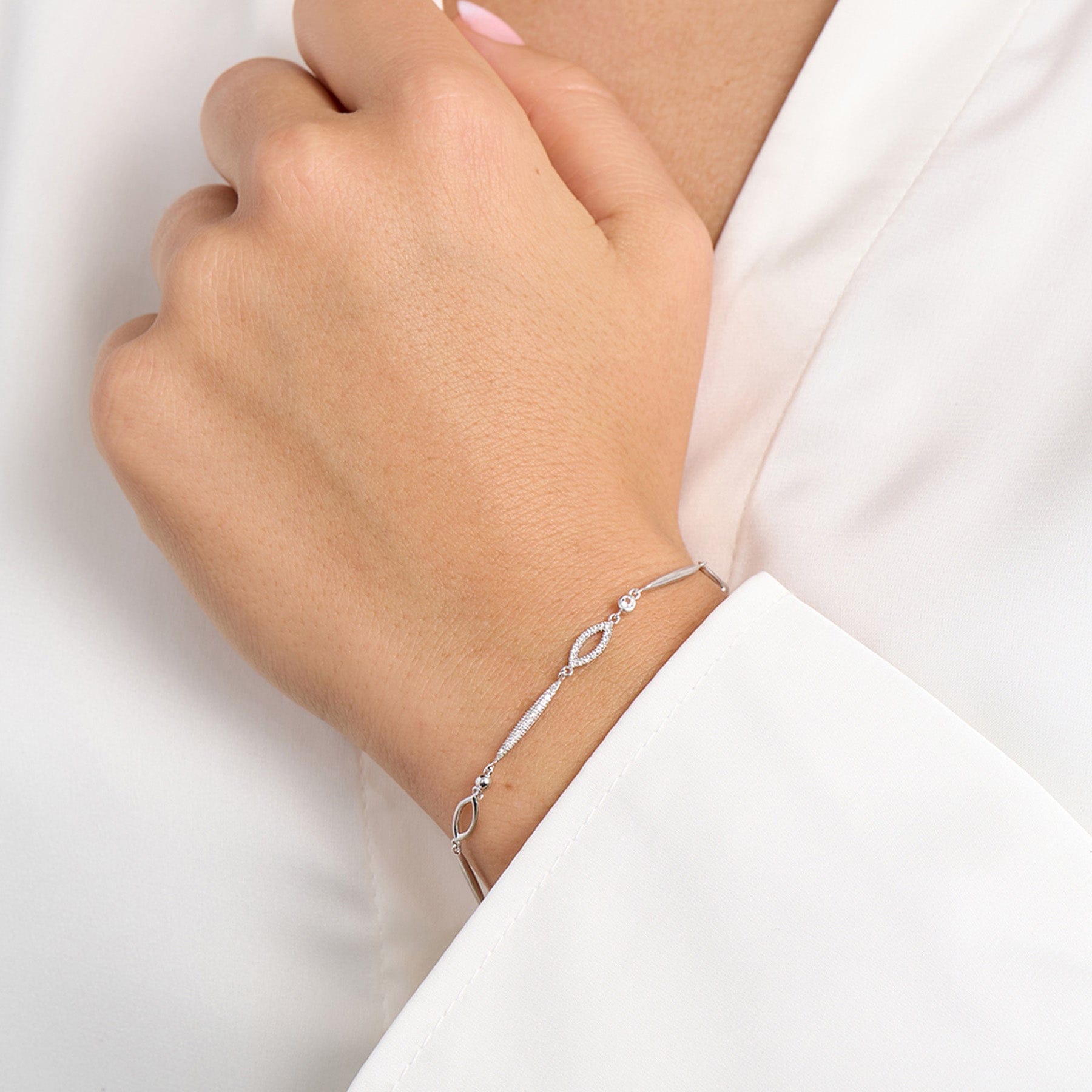 Mads Z Isolde armbånd - sølv 2156199