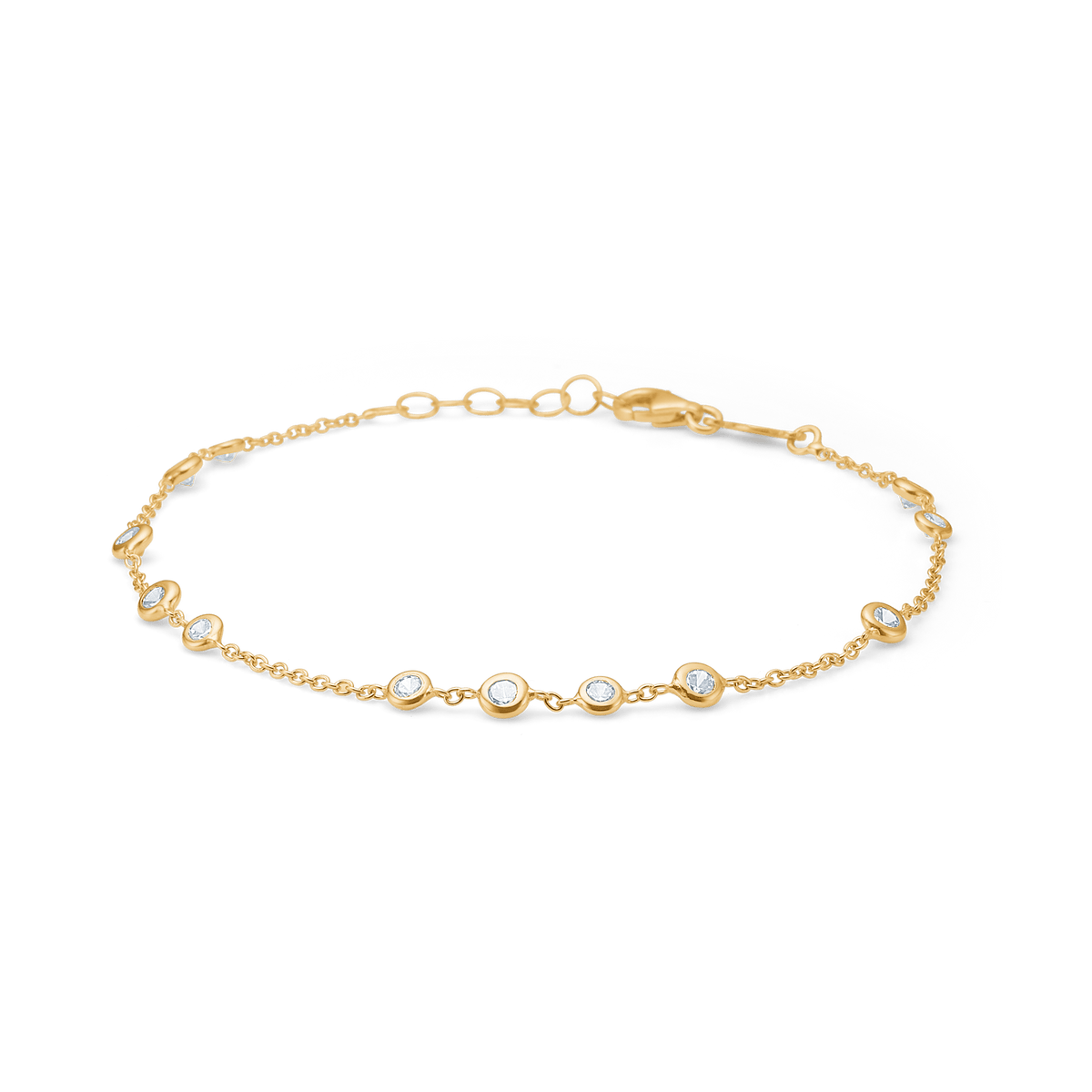 Mads Z Armbånd Lumina armbånd med zirkoner - 8 karat guld 3357056