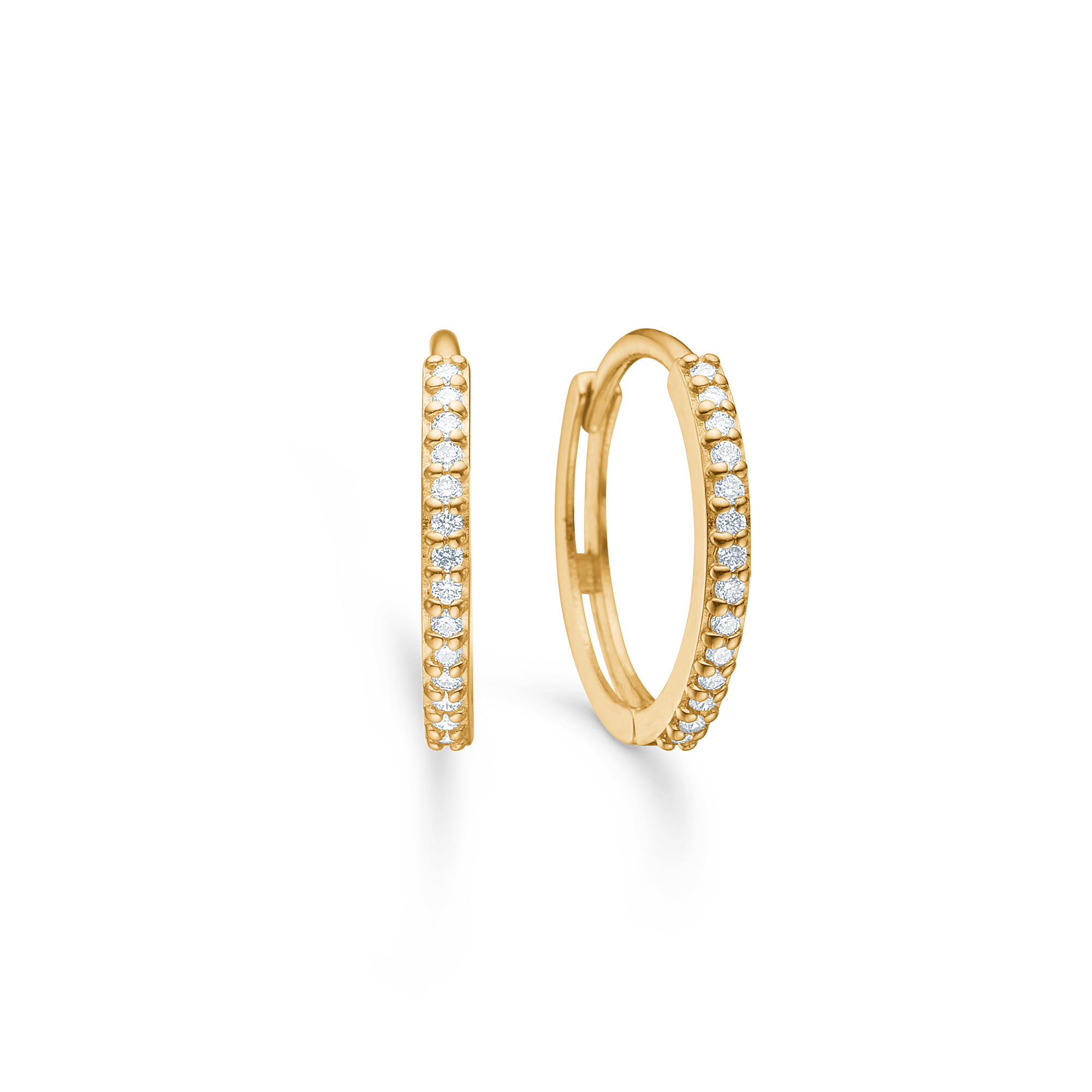 Mads Z Lumina øreringe med 0,14 ct. - 14 karat 1511085