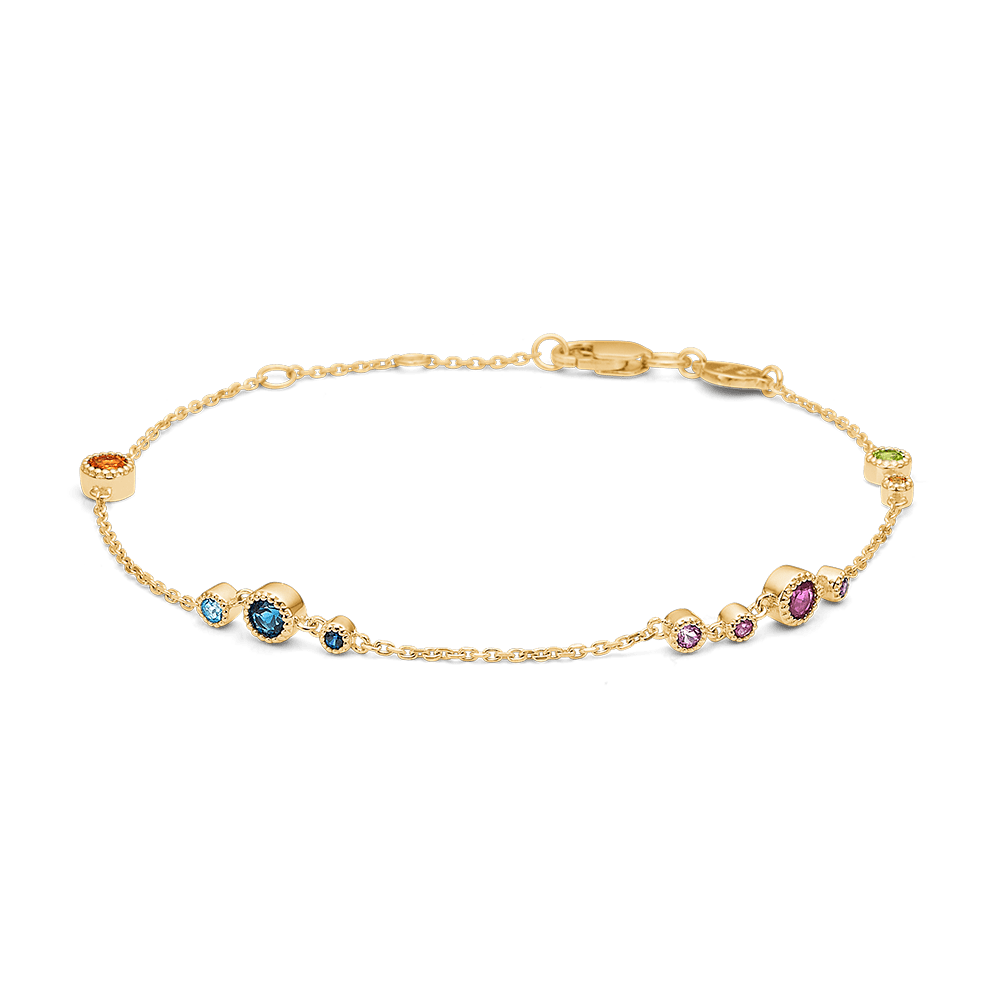 Mads Z Armbånd Luxury Rainbow armbånd - 14 kt. 1554062