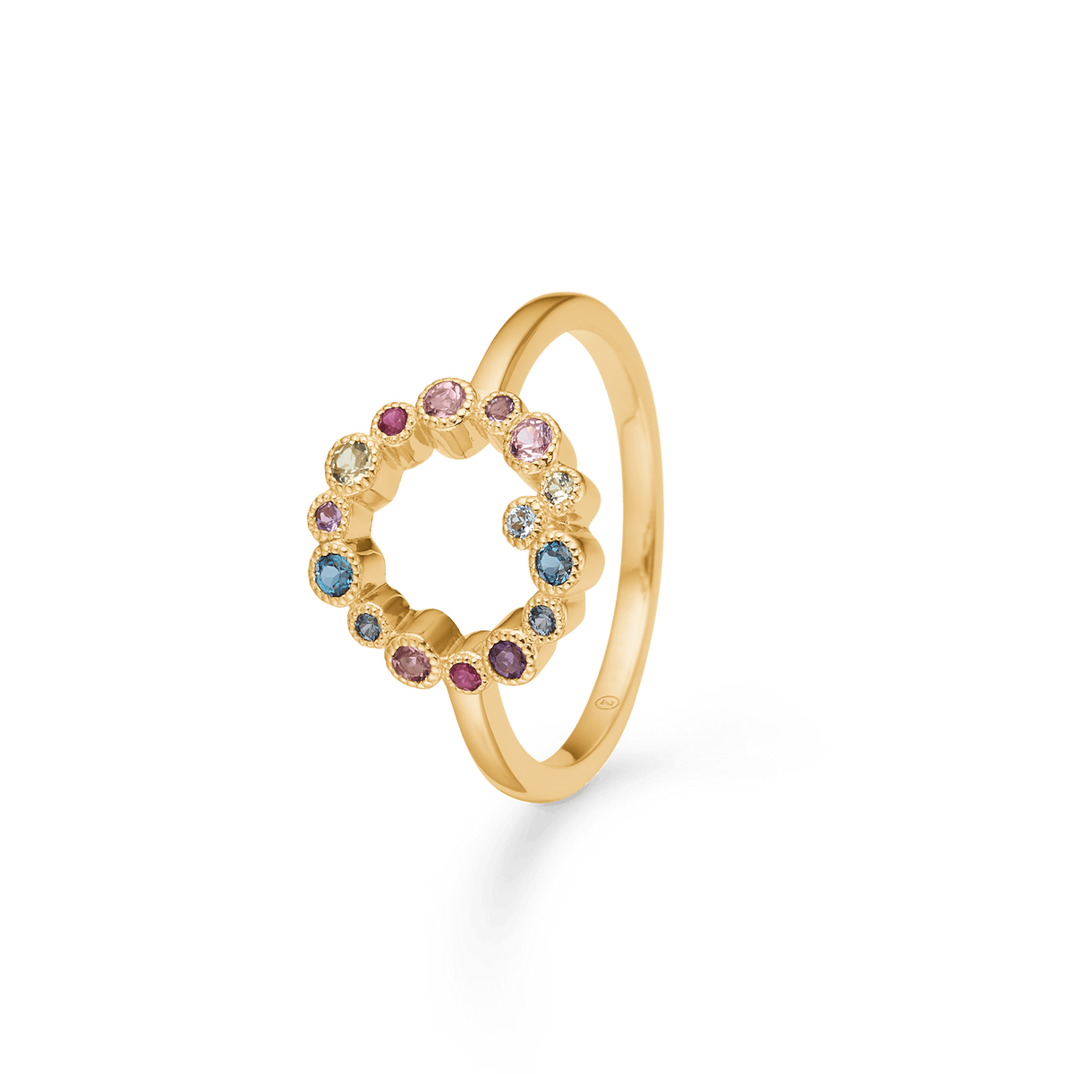 Mads Z Ringe Luxury Rainbow Orbis ring - 14 karat guld
