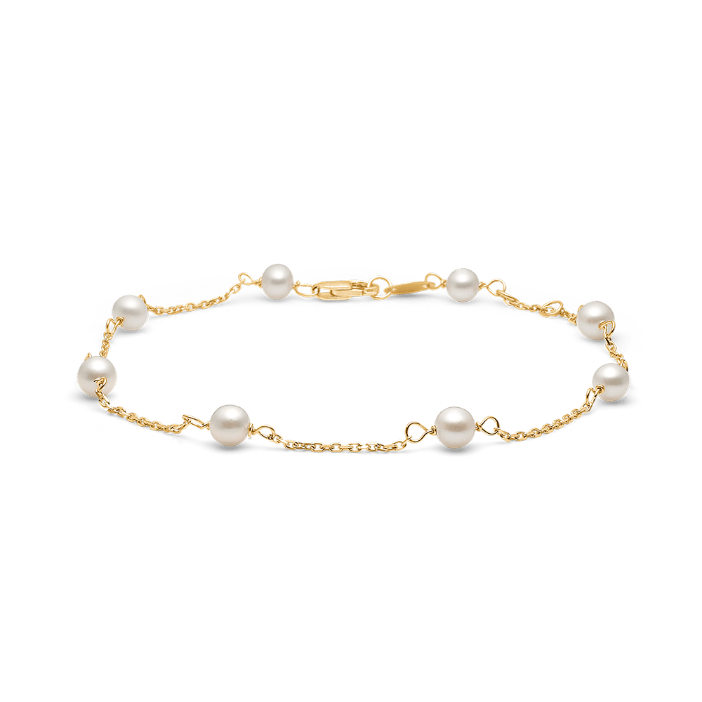 Mads Z Armbånd Moonlight armbånd med kulturperle - 8 kt. 3353116