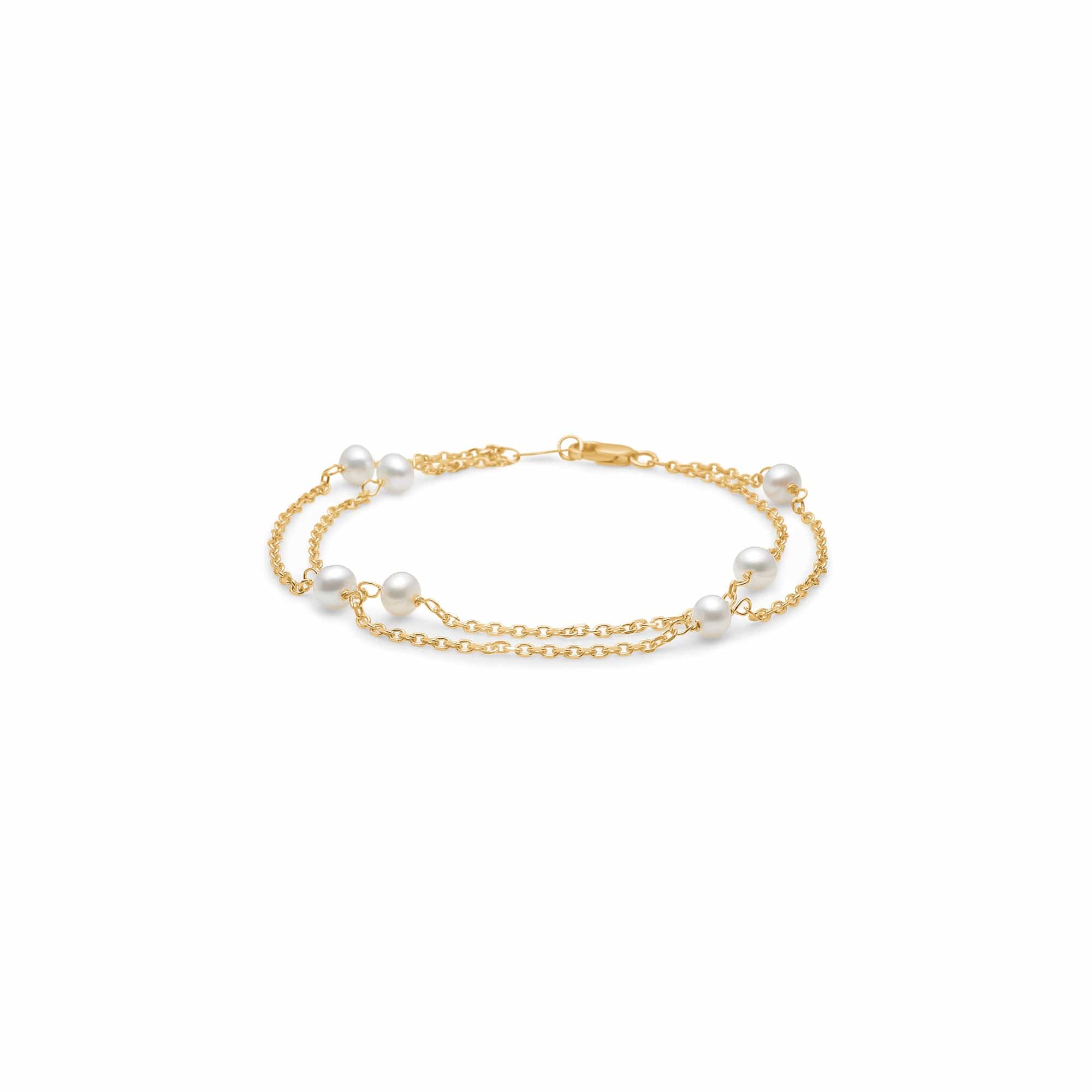 Mads Z Armbånd Moonlight armbånd med kulturperle - 8 kt. 3353117