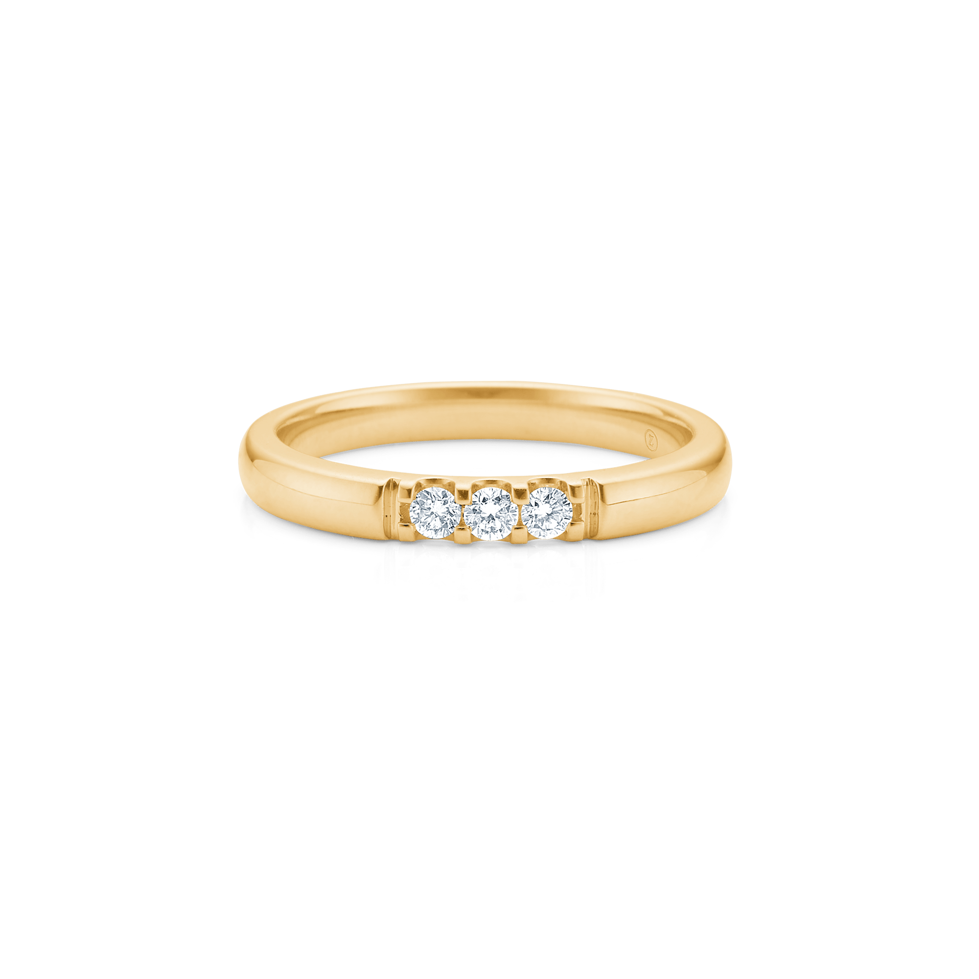 Mads Z Ophelia ring 3 x 0,04 ct. - 14 karat