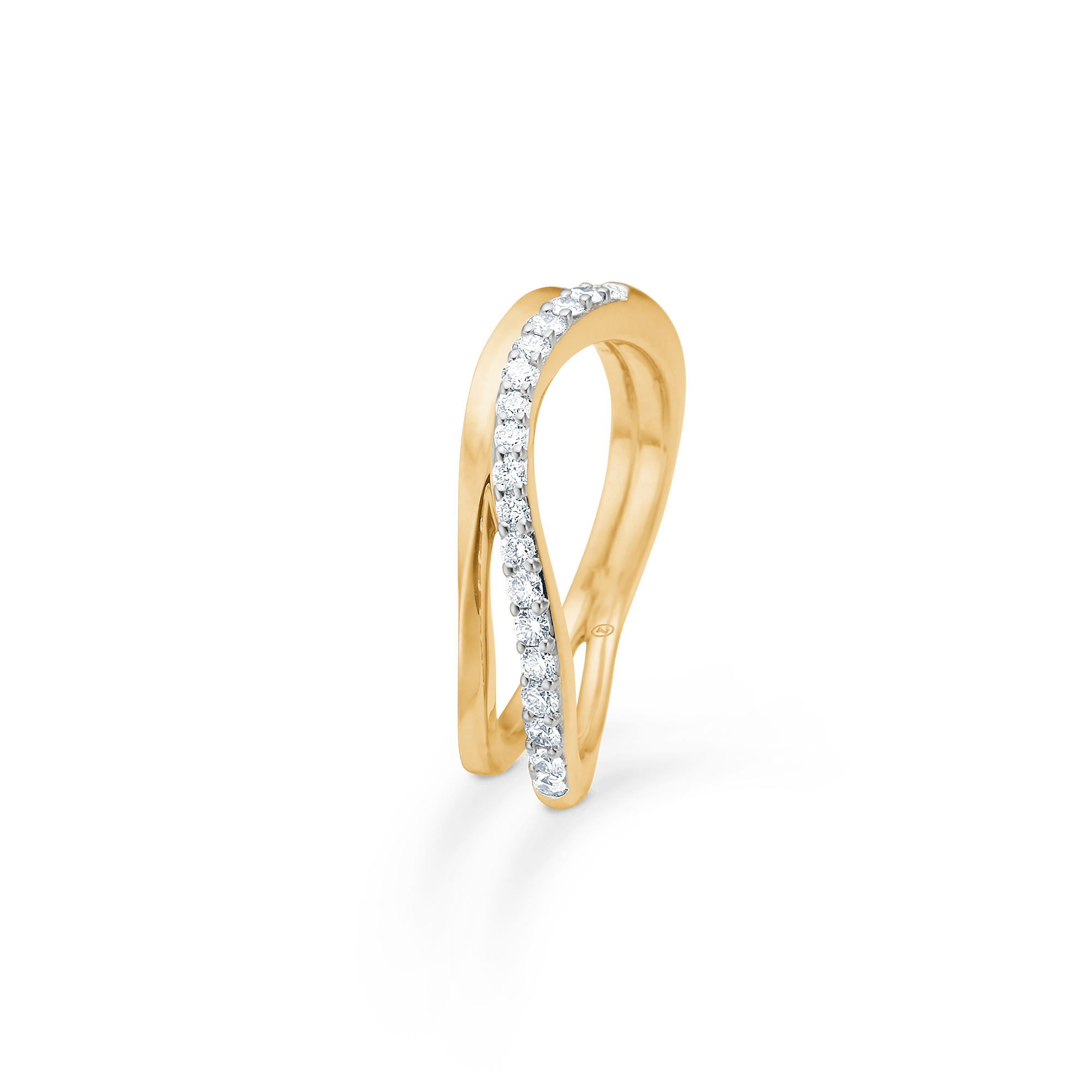 Mads Z Starline ring - 14 karat