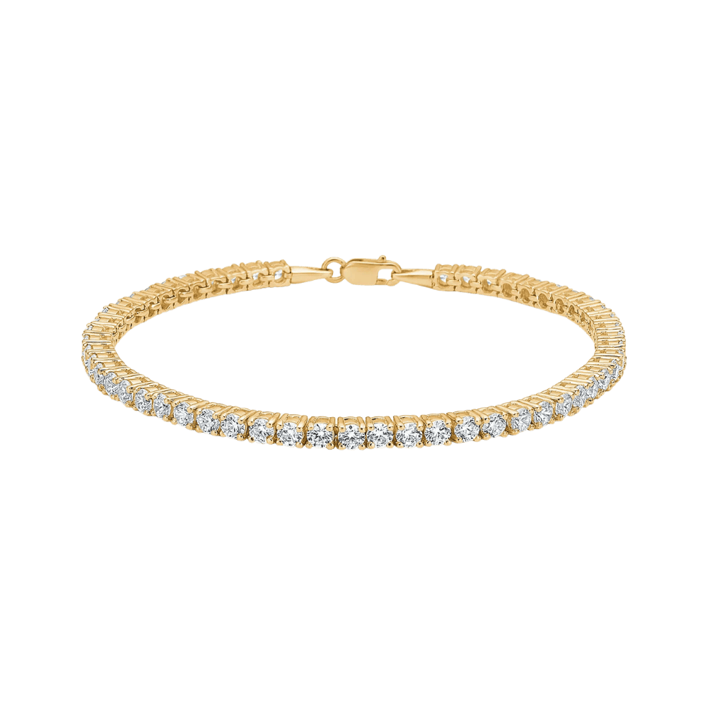 Mads Z Armbånd Tennisarmbånd med zirkoner large - 8 karat