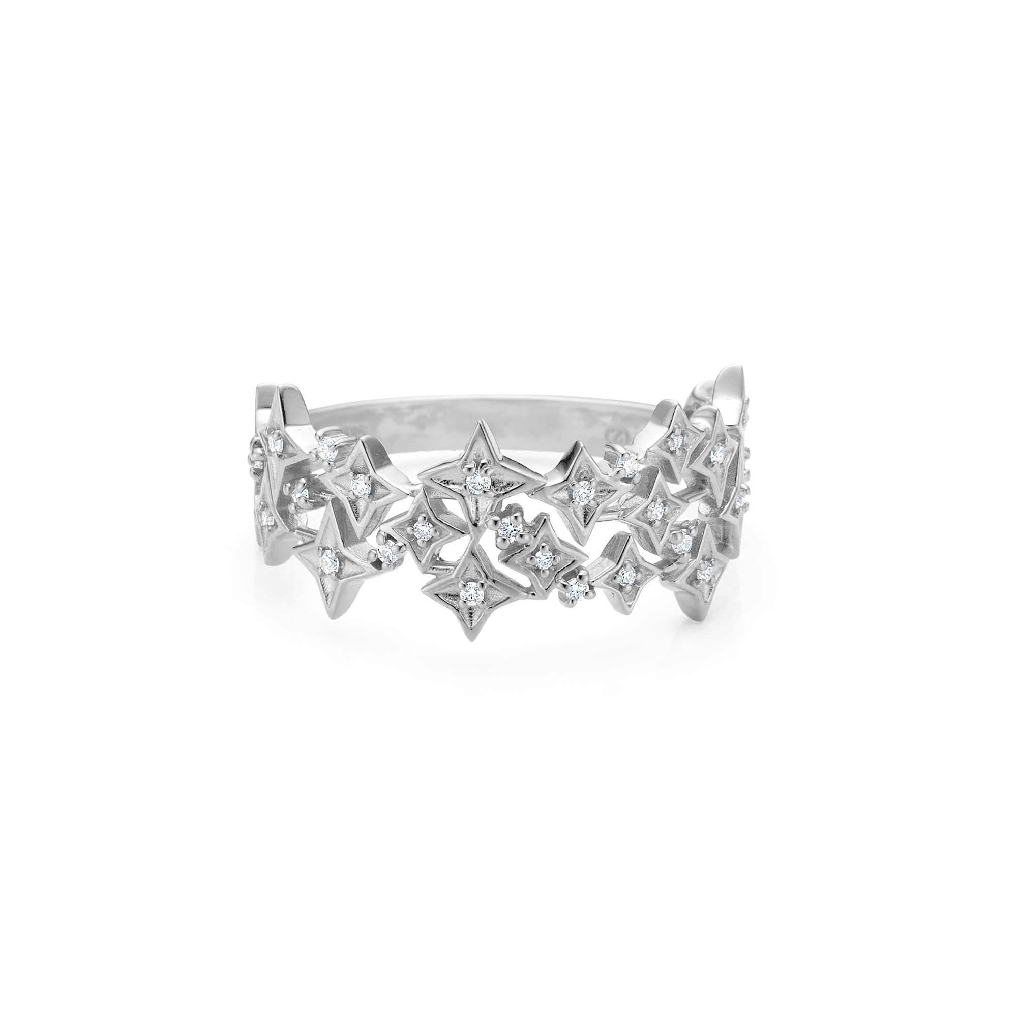 Mads Z Vesper dobbeltring - sølv