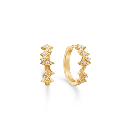Mads Z Vesper øreringe med 0,06 ct. - 14 karat 1511196