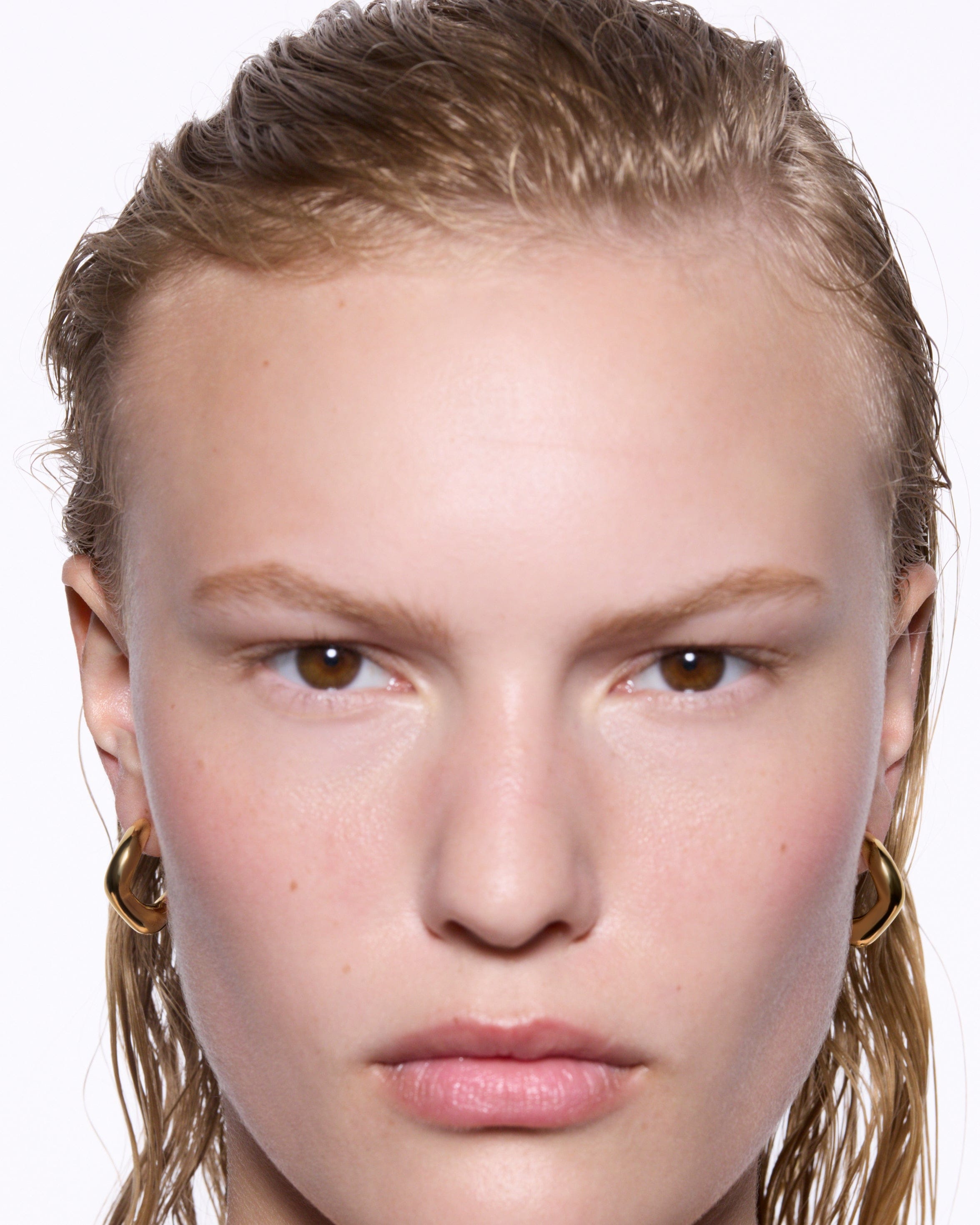 Maria Black Anil Hoop øreringe Large - Forgyldt