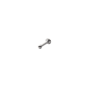 Maria Black Øreringe Ball 2,5 mm ørepiercing labret - 14K hvidguld P1025W