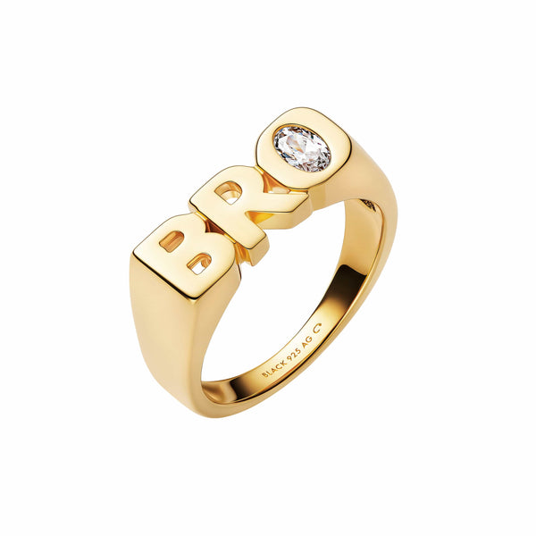 Maria Black Ringe Bro Royal Ring - forgyldt