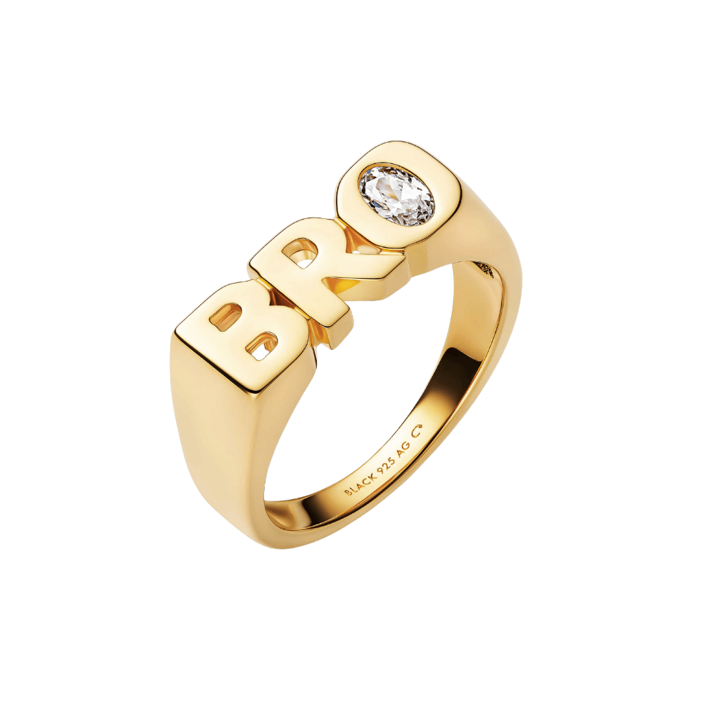 Maria Black Ringe Bro Royal Ring - forgyldt