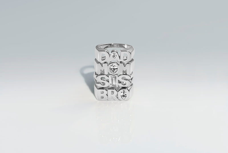 Maria Black Ringe Bro Royal Ring - sølv