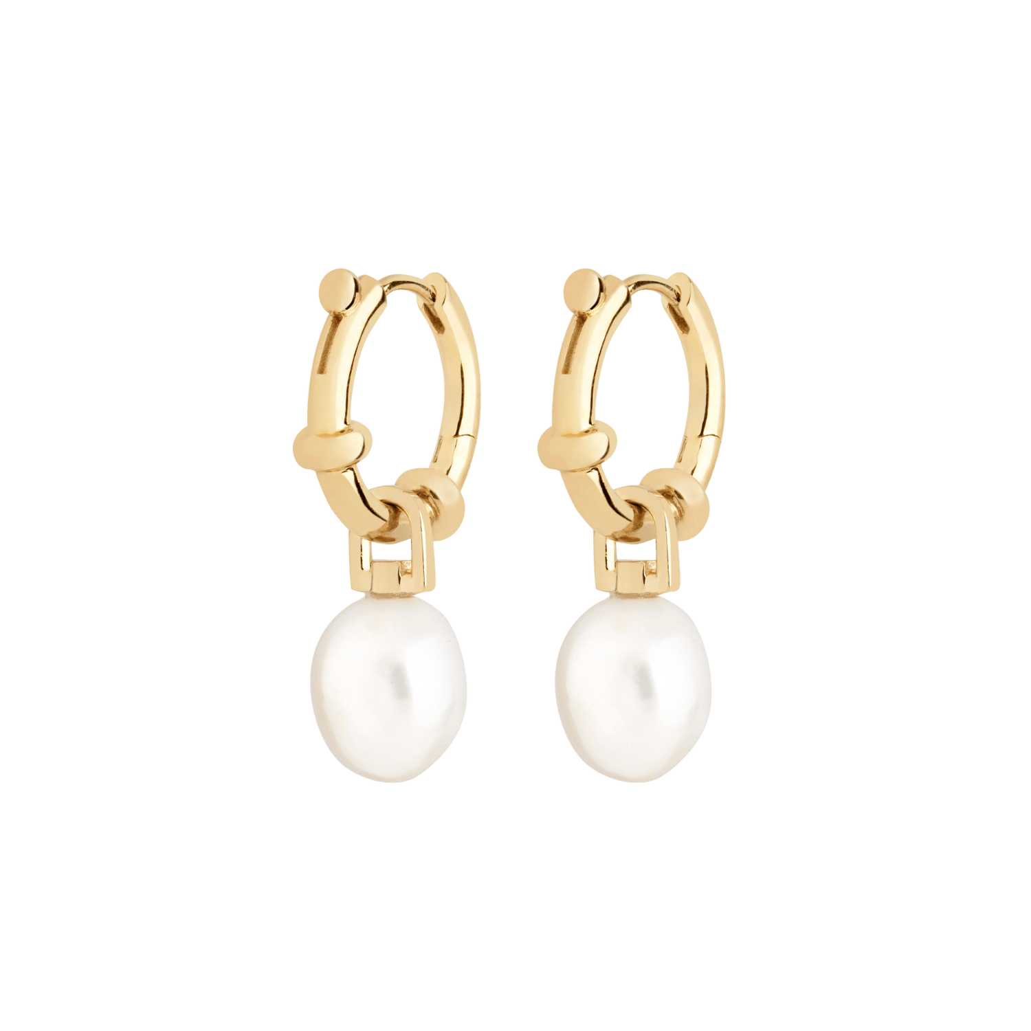 Maria Black Øreringe Par Cha cha ørering - forgyldt 100881YG-pair