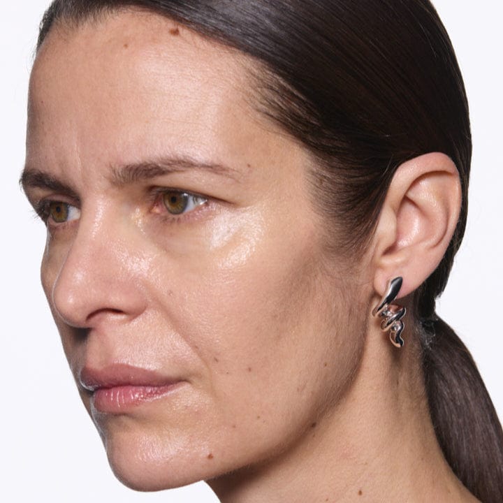Maria Black Øreringe Coil ørering Small - sølv